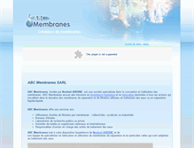 Tablet Screenshot of abcmembranes.com